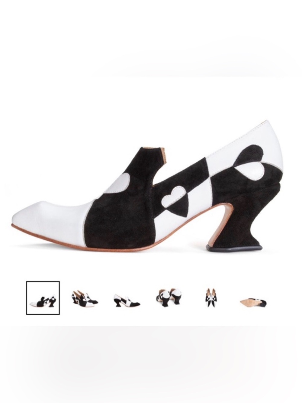 NIB - JOHN FLUEVOG KAIJA LOAFER HEELS WITH HEARTS